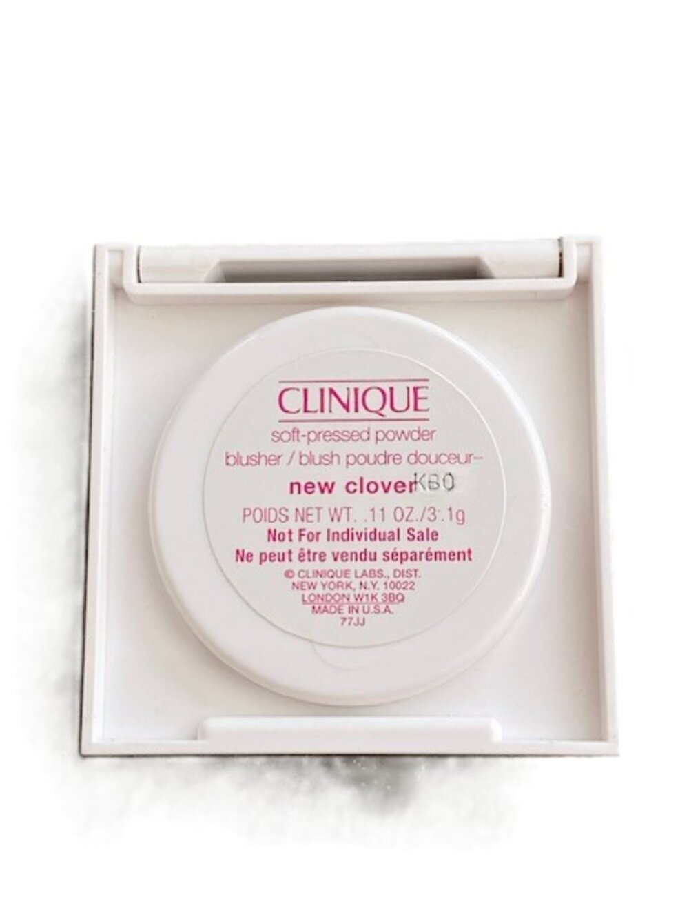 Clinique Blush Soft Pressed Powder New Clover Mirror New .11 oz - Picture 2 of 3